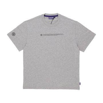 Octopus Outline Logo T-shirt gray black