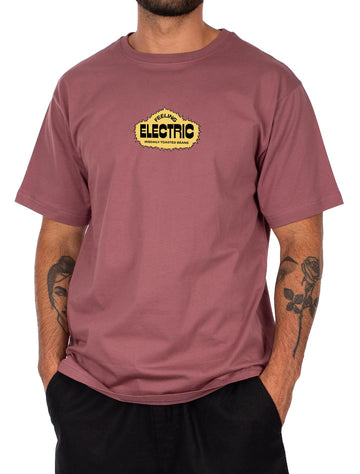 Maglietta T-shirt Iriedaily Coffeelectric plum
