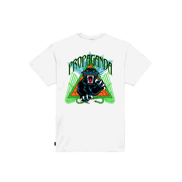 Propaganda Triangle Panther white t-shirt