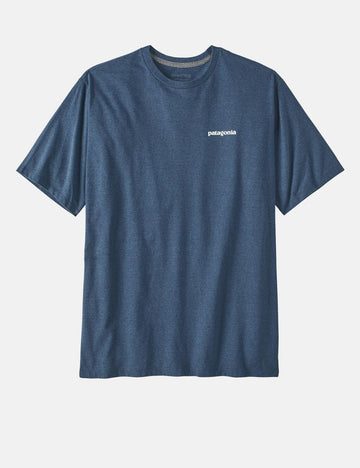 Patagonia P-6 Logo Responsibili t-shirt utility blue