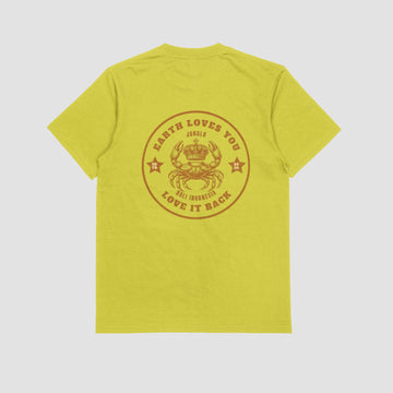 Junglo T-shirt Earth Love mustard