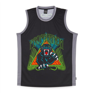 Shirt Propaganda Triangle Panther Basket black