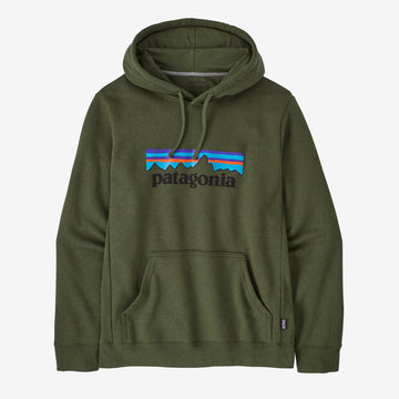 Patagonia P-6 Logo Uprisal Hoody pine green sweatshirt