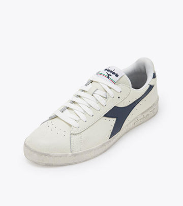 Diadora Game Low Waxed white blue sneakers