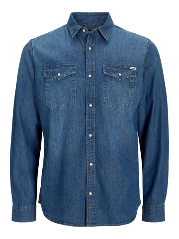 Camicia Jack & Jones Heridan medium blue denim