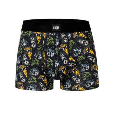 Boxer American Socks Pizza Surfer