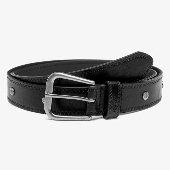 Dickies スタッズ付き ブラックベルト ディッキーズ 本革 ブラック スタッズ ベルト – Glad Store Genova