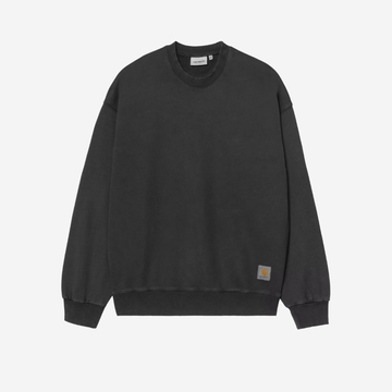 Felpa Carhartt Hudson blk chalck washed