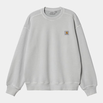 Felpa Carhartt Nelson Sweatshirt sonic silver dyed