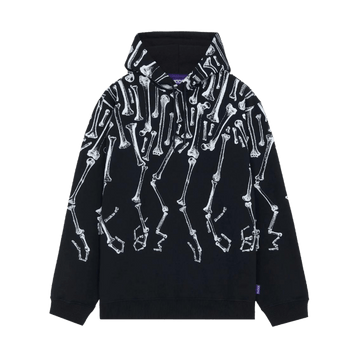 Felpa Octopus Bones hoodie black