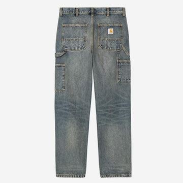 Pantalone Carhartt Single Knee Blue worn Used