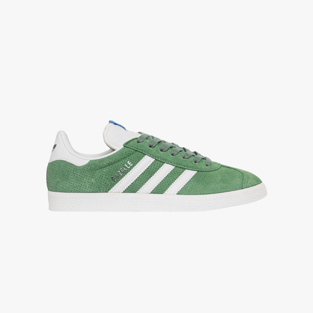 adidas gazelle silver green womens Adidas Gazelle sneakers schoenen groen wit – Glad Store Genova
