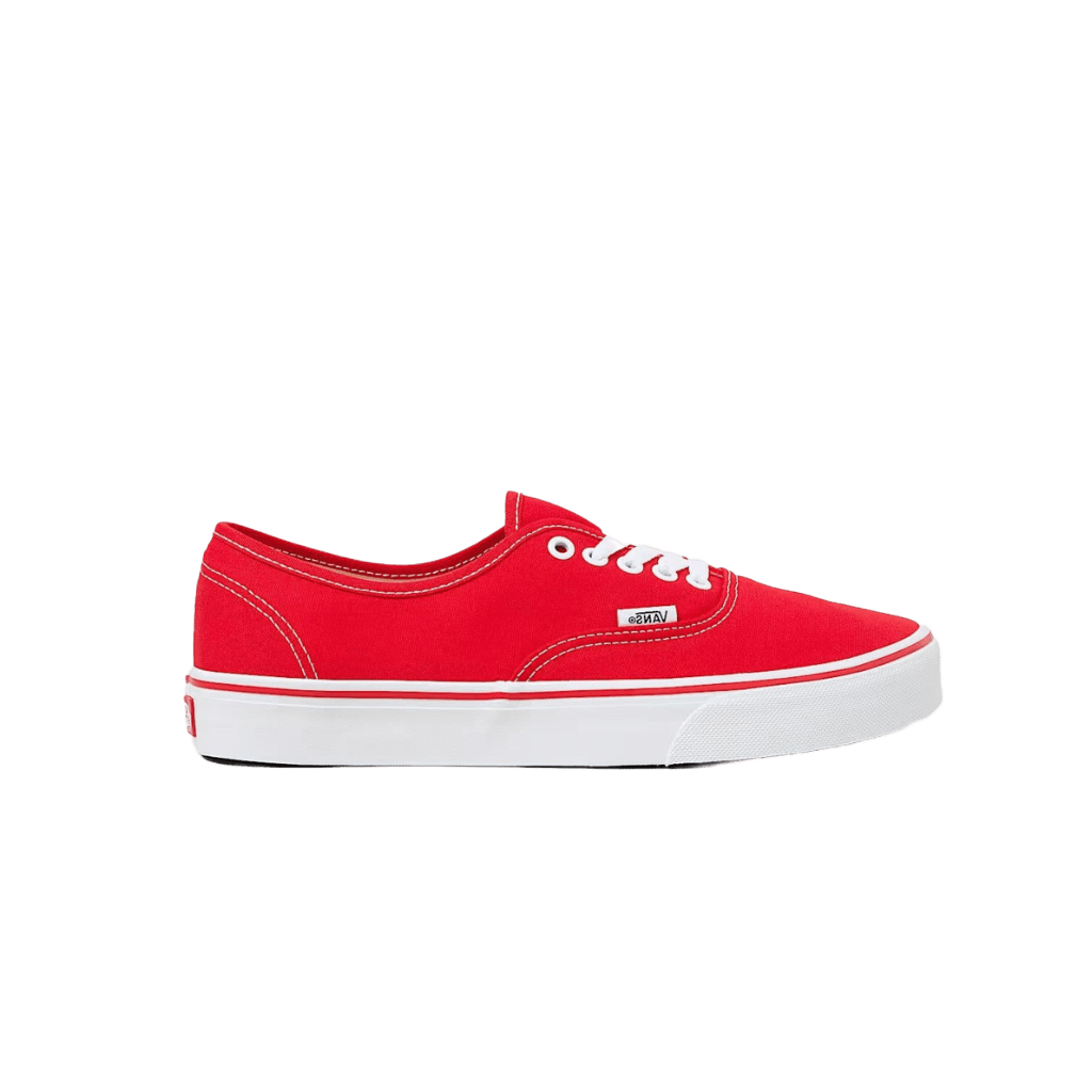 スニーカー Vans Authentic 赤色 ユニセックス スポーツシューズ 
