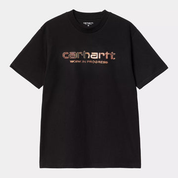 T-shirt Carhartt Solar Chrome Script black