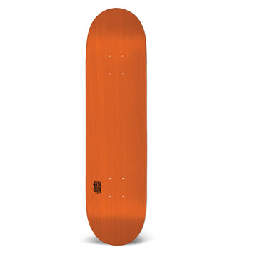 Skateboard Ghettoblaster Deck Small Logo Orange 8.125"