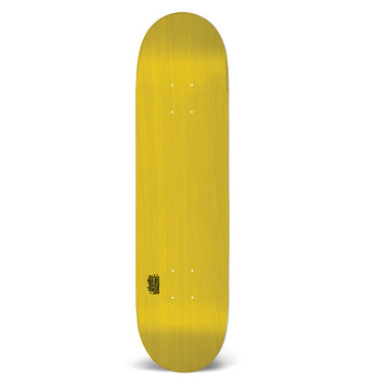 Skateboard Ghettoblaster Deck Small Logo Yellow 8.0""