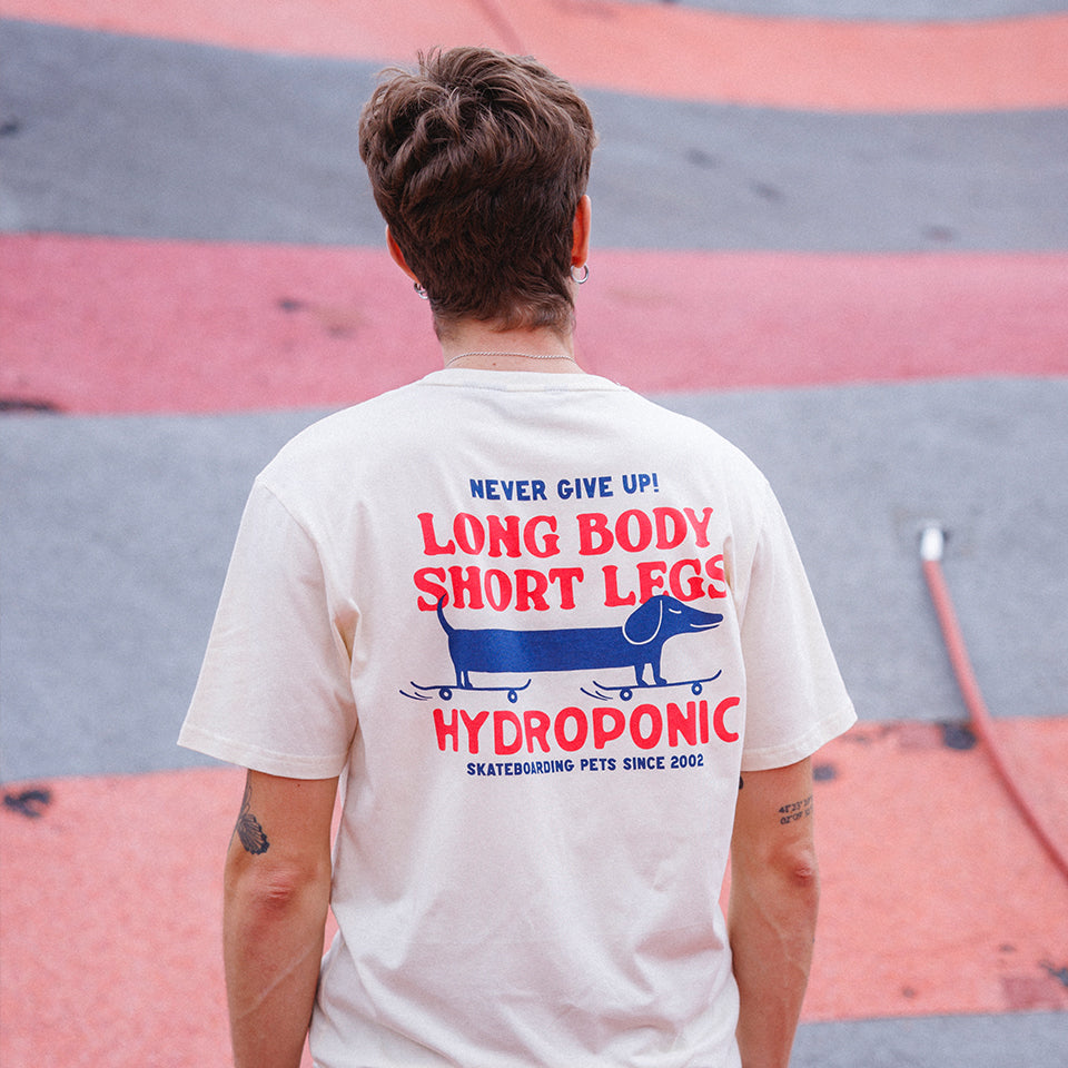 hydroponic long body short legs t-shirt