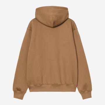 Felpa Carhartt Hood H Brown Black
