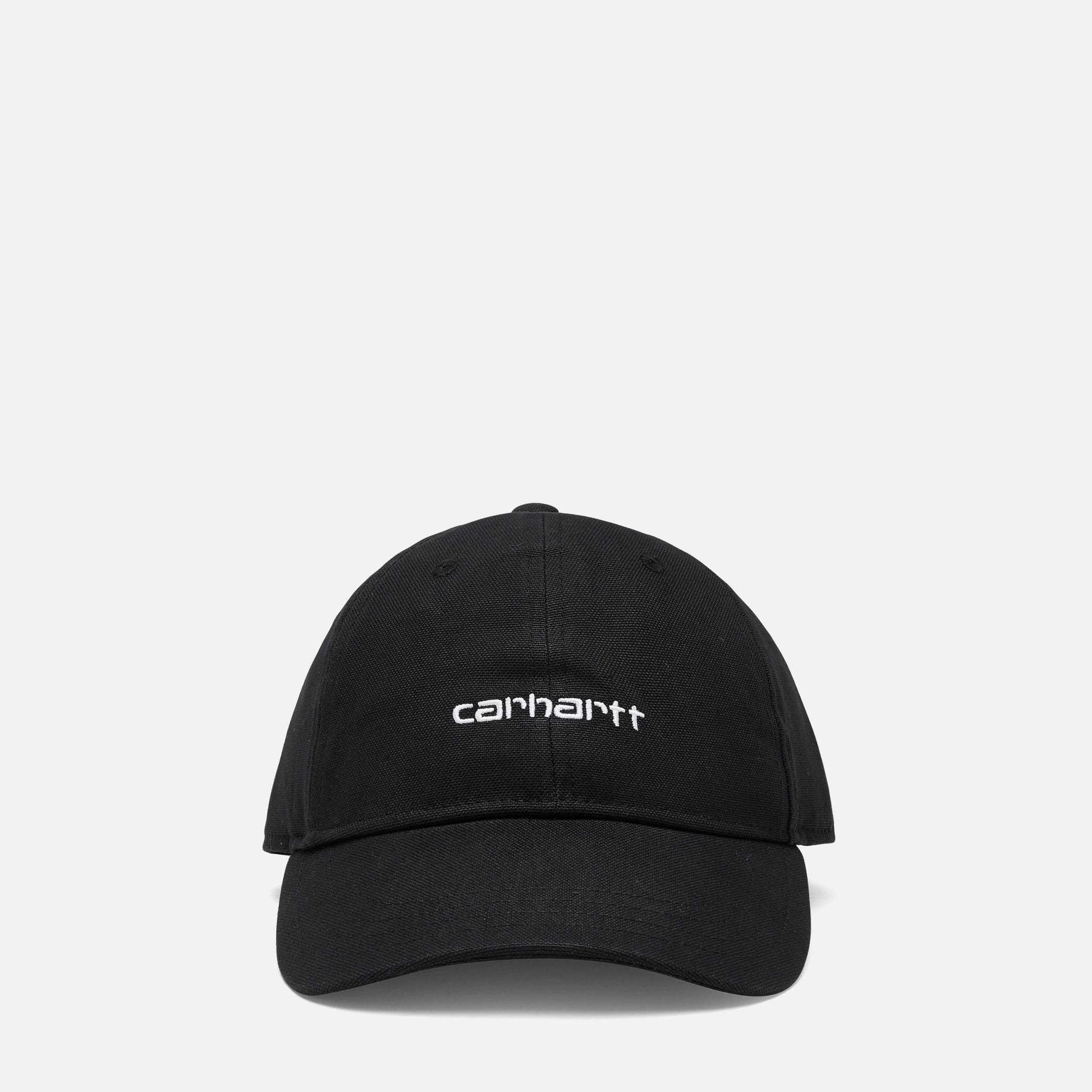 Cap Carhartt Canvas Script black white