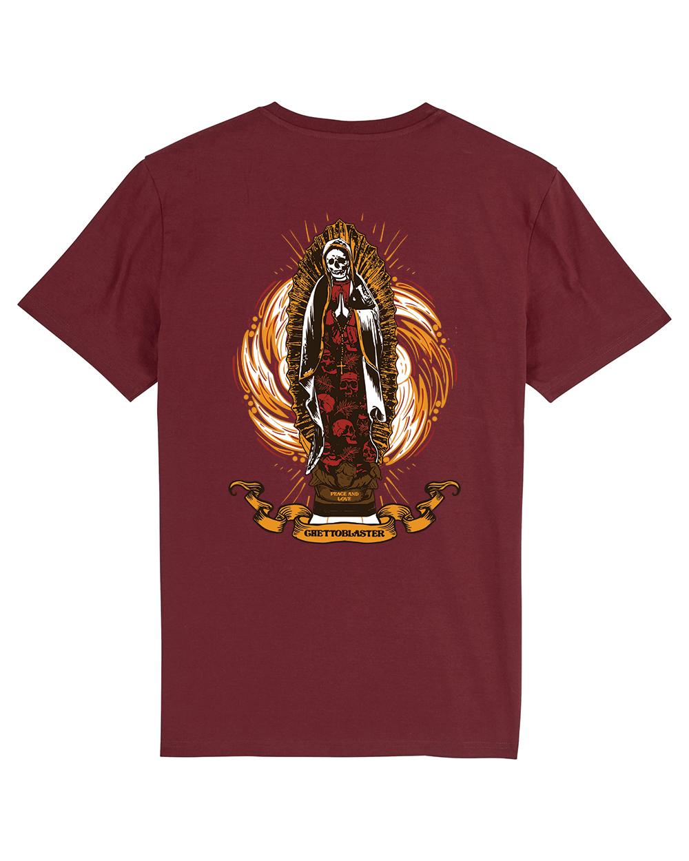 Maglietta T-shirt unisex Ghettoblaster Guadalupe burgundy
