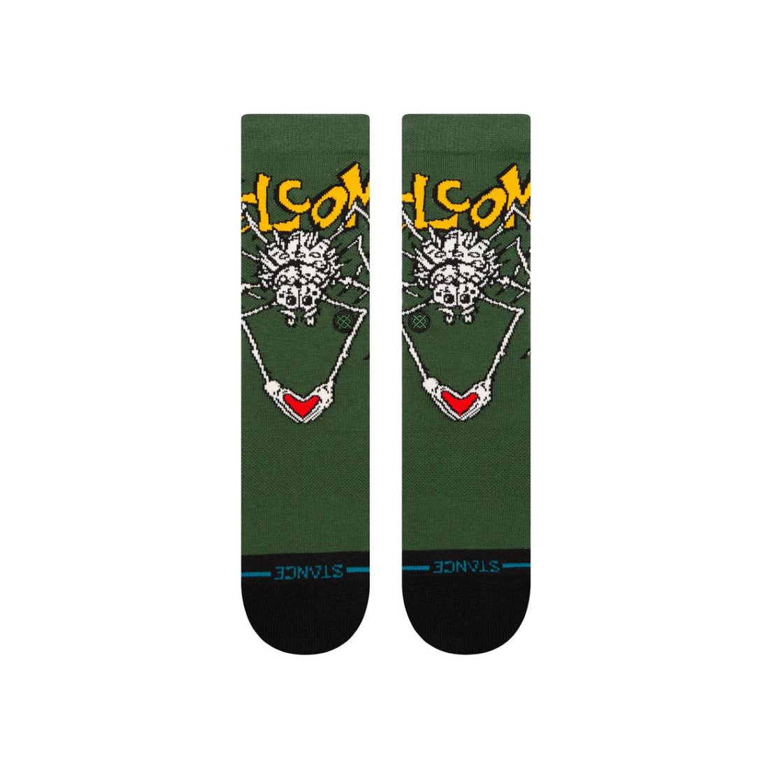 Calze socks Stance Welcome Wilbur Crew green