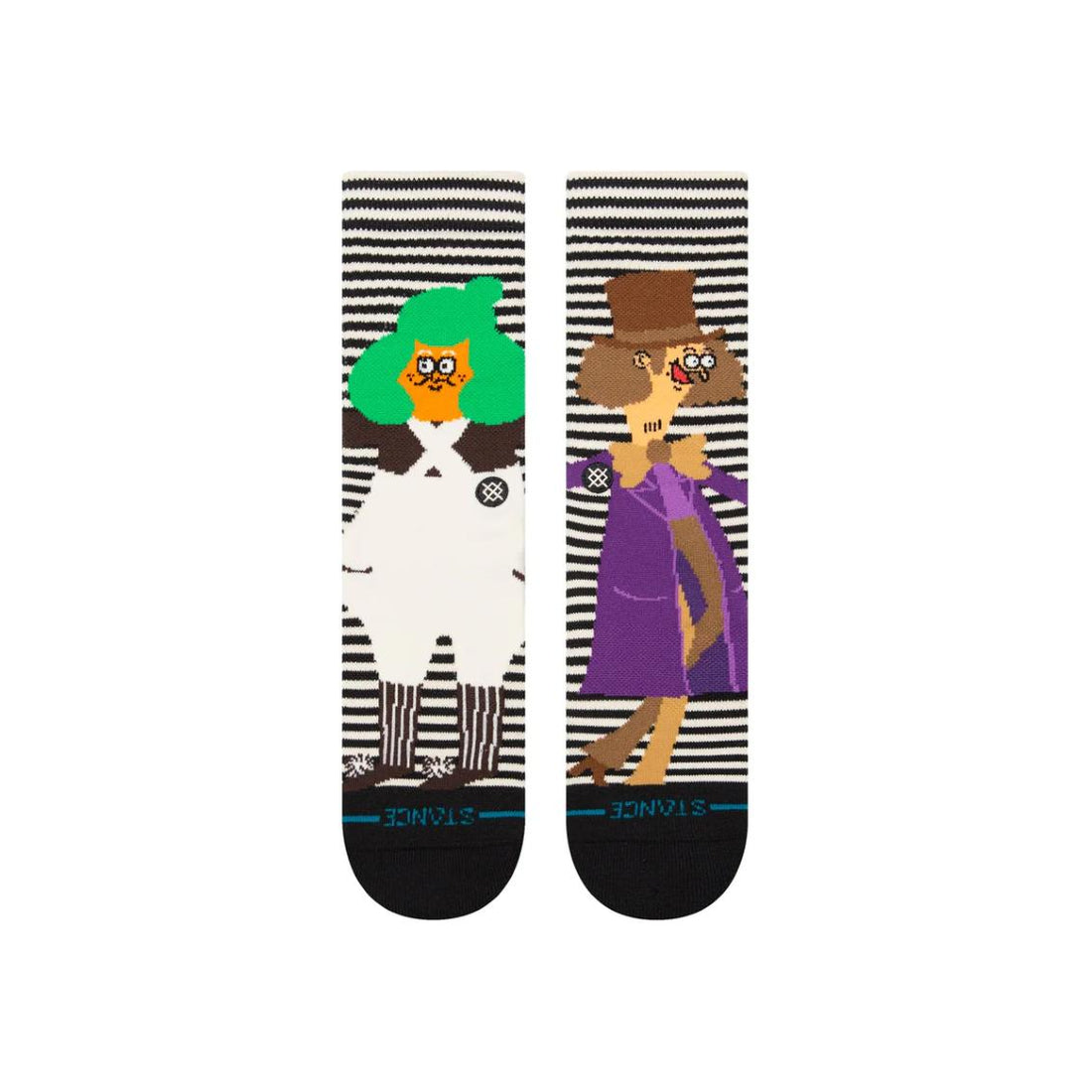 Calze socks Stance Oompa Loompa Crew black white