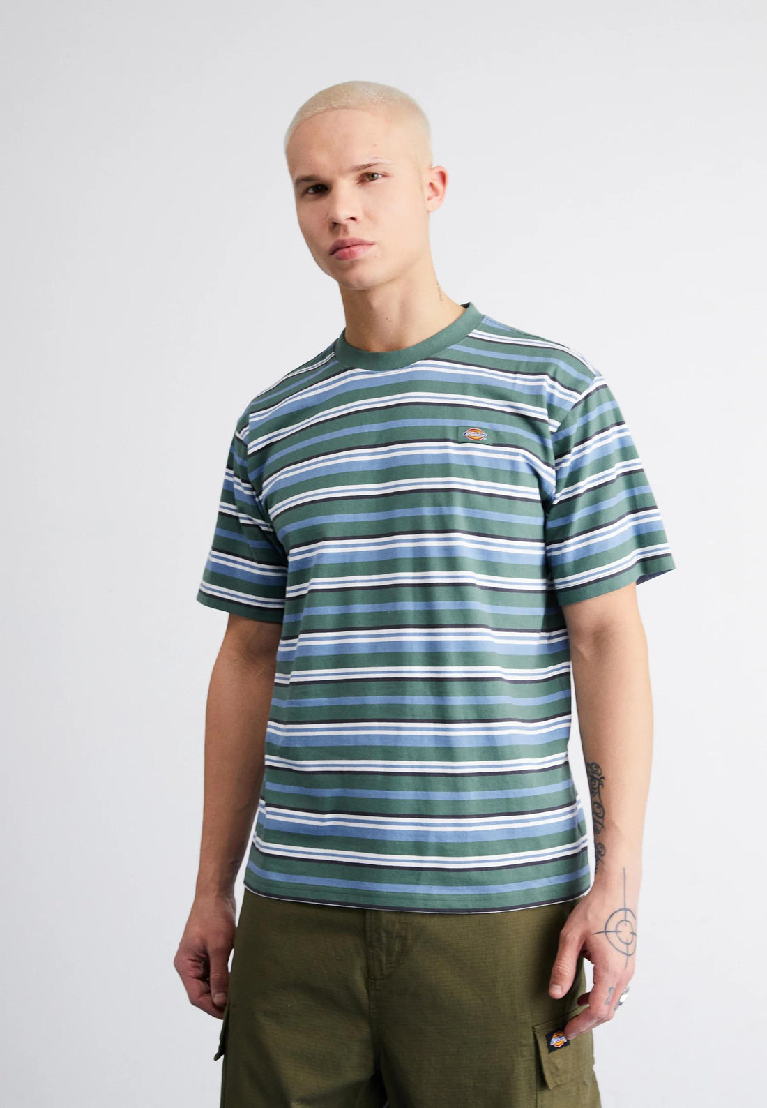 Maglietta T-shirt Dickies Glade Spring blue stripe