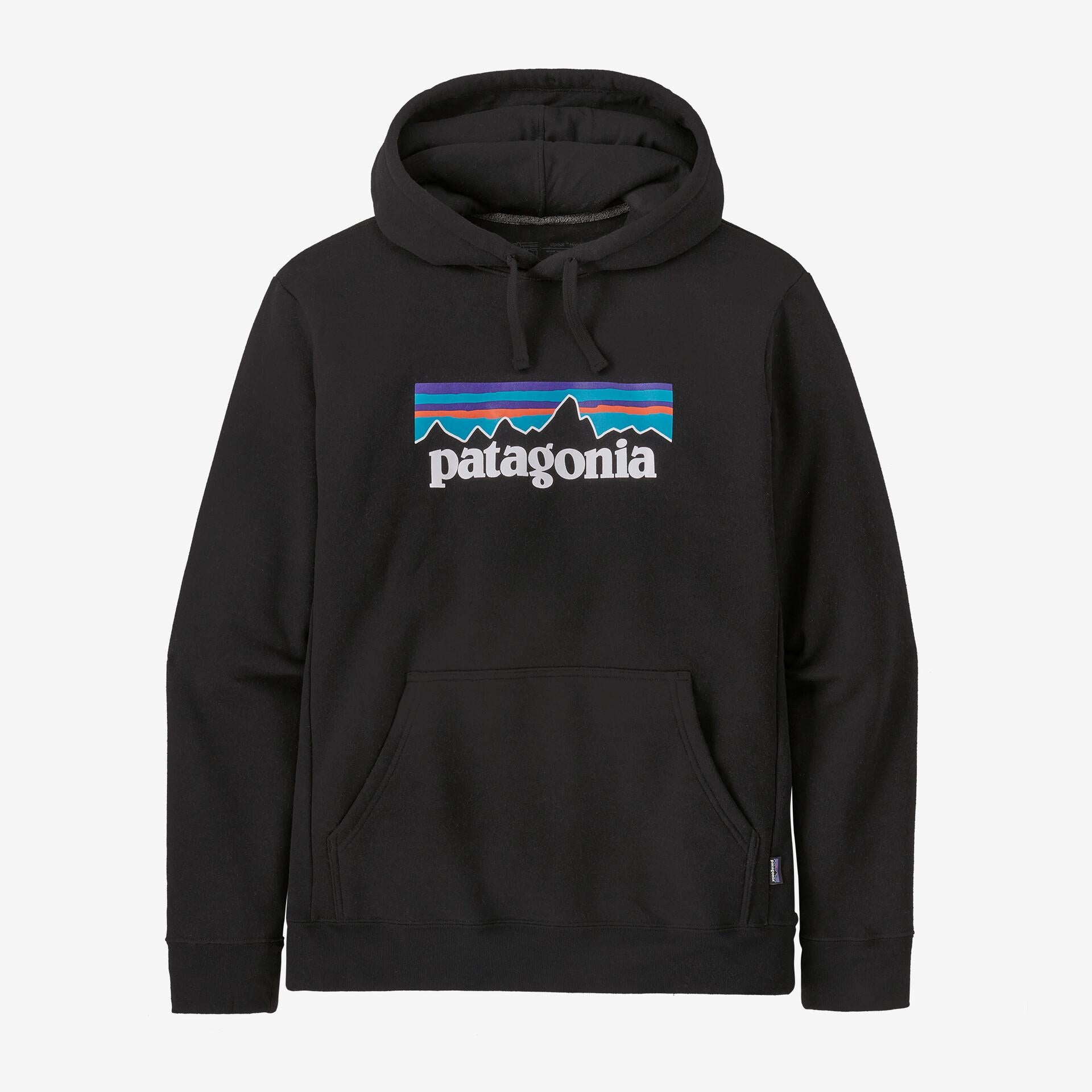 Patagonia Logo Uprisal hoodie black