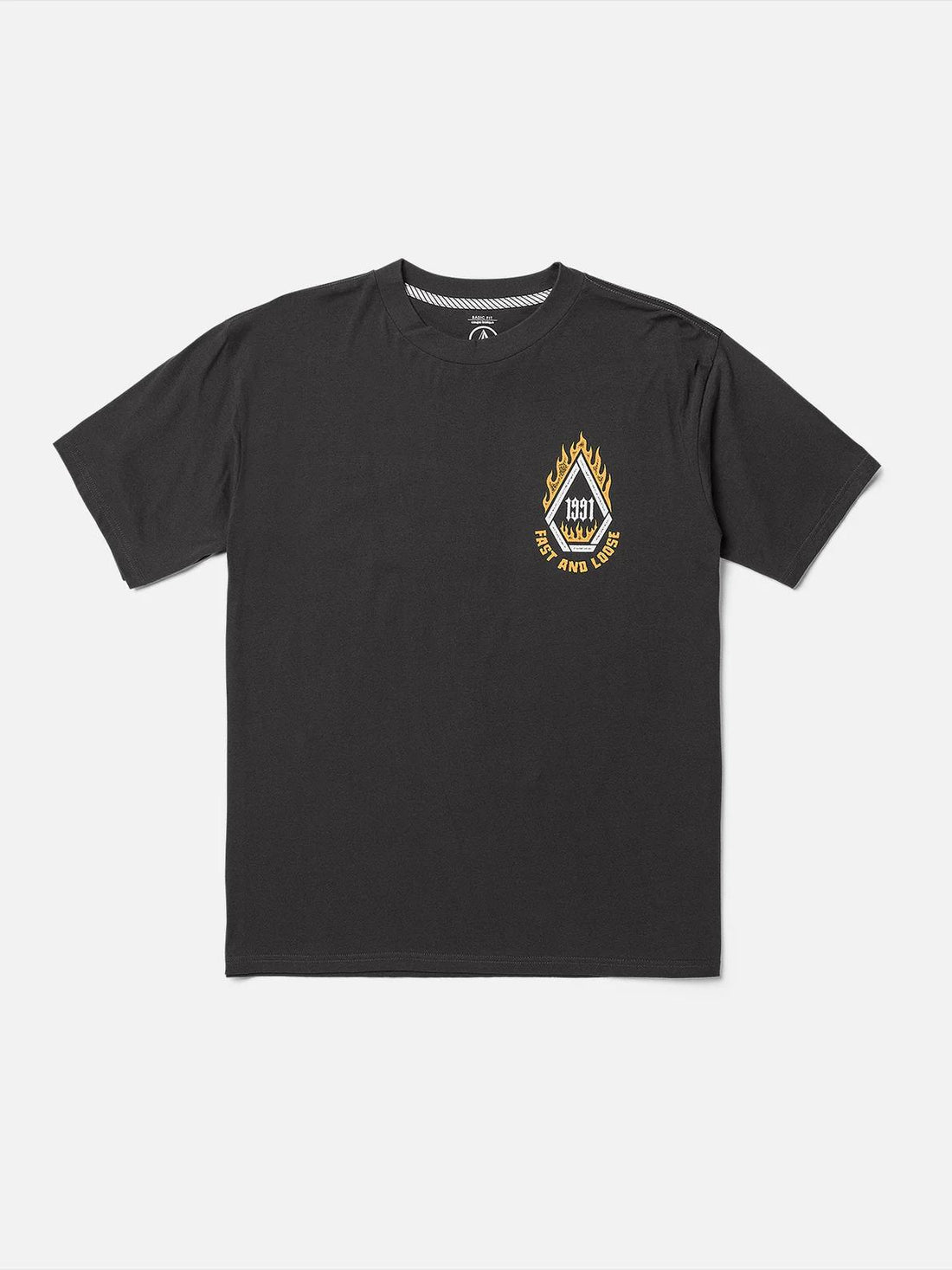 T-shirt Volcom Skate Vital Fast n Loose black