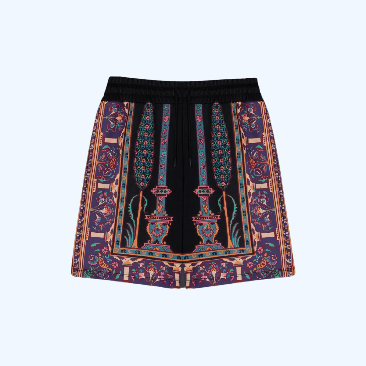 Short Dolly Noire Persian Rug black