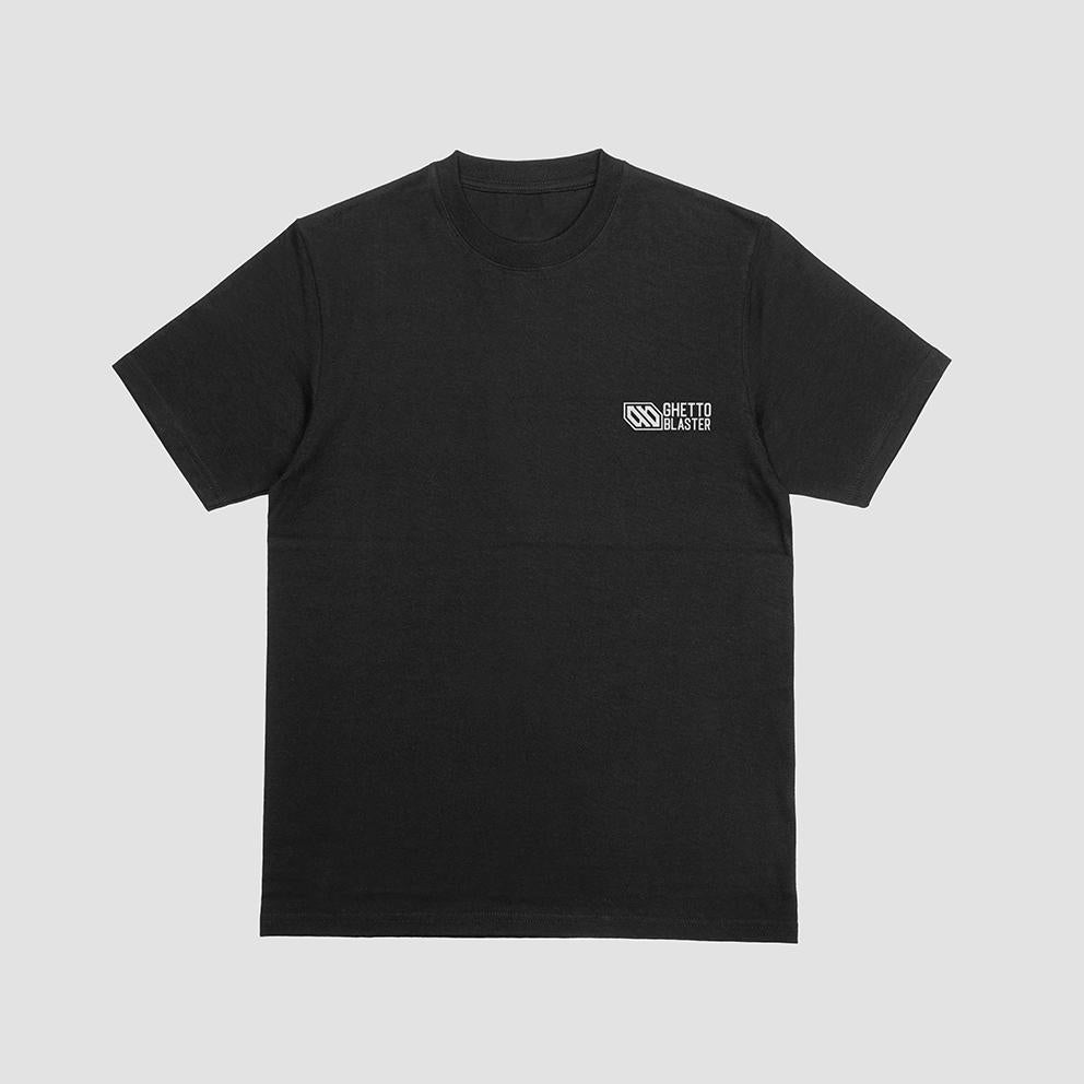 T-shirt unisex Ghettoblaster Pizza black