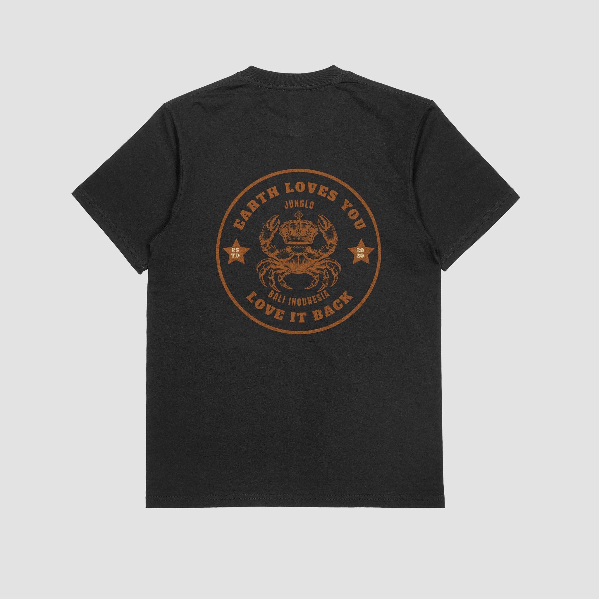 Junglo T-shirt Earth Love black