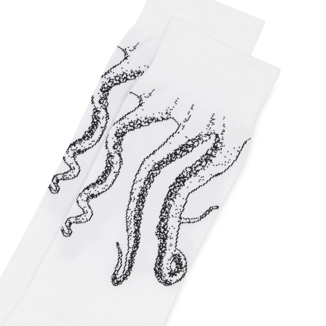Calze Octopus Outline black white
