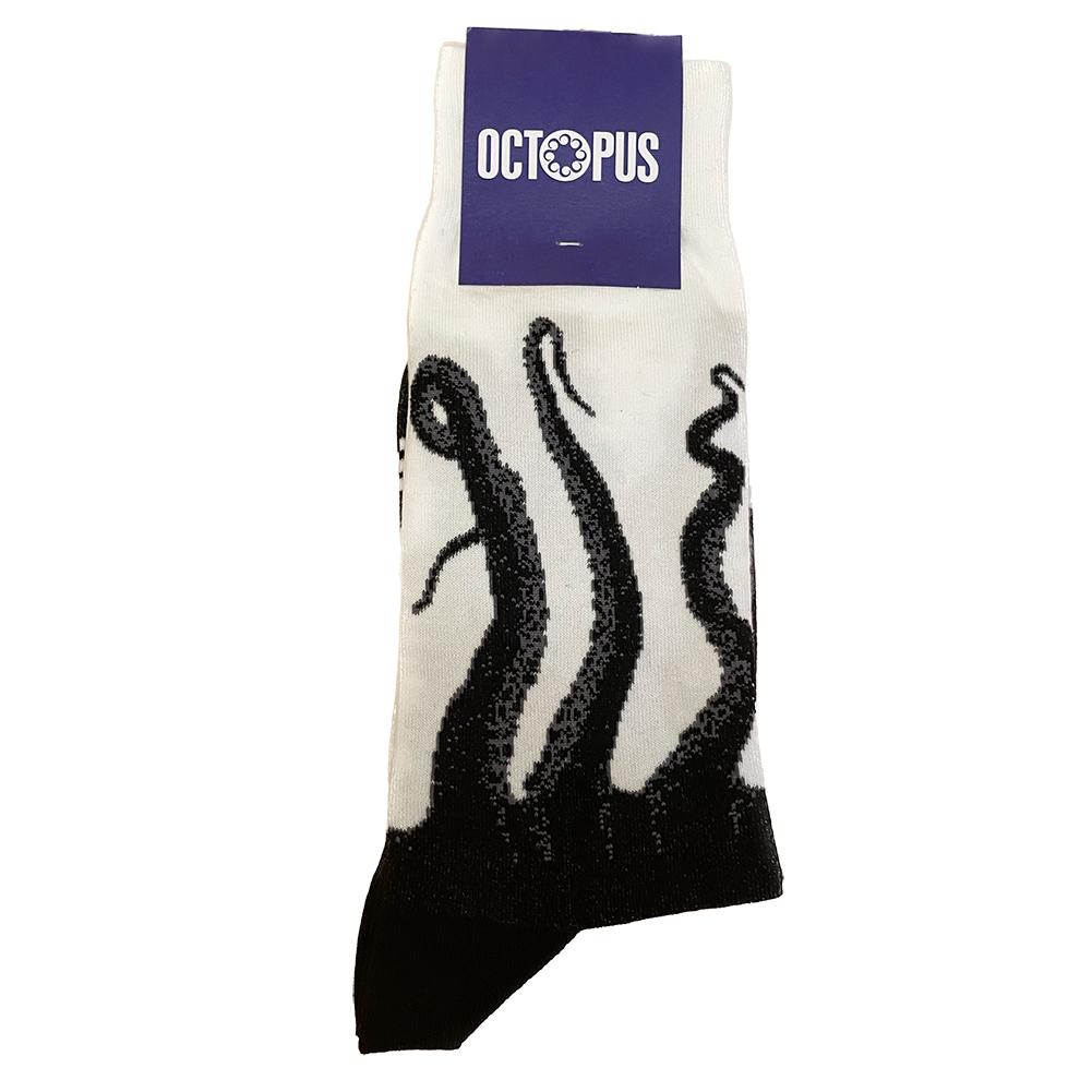 Calze Octopus Reverse Original black white