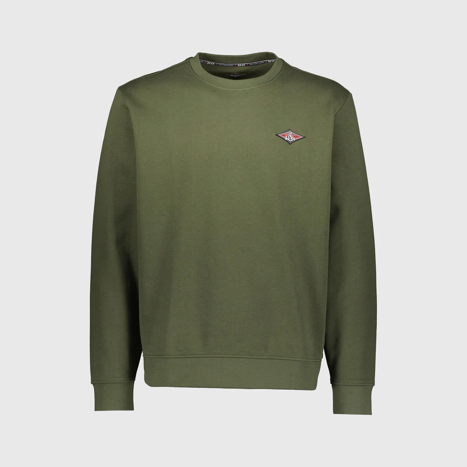 Felpa Bear Crew Neck Small Logo deep depths