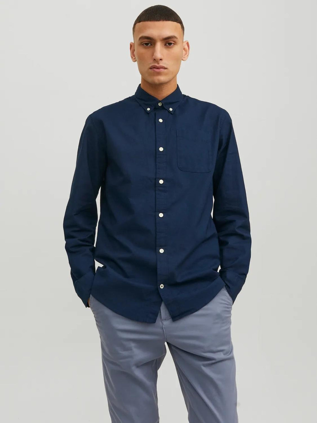 Camicia Jack & Jones Oxford navy blazer