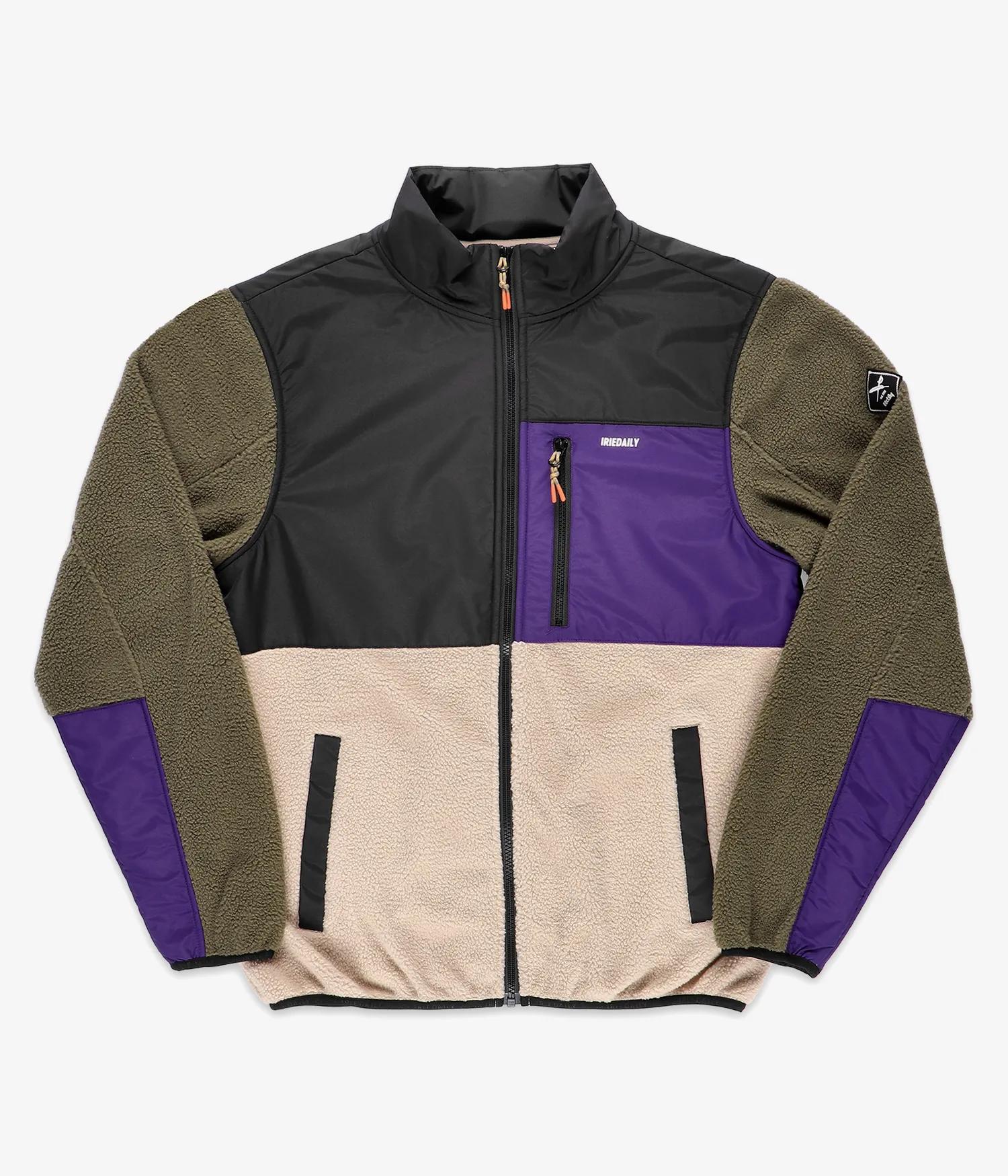 Pile Iriedaily Auf Deck Fleece deep purple
