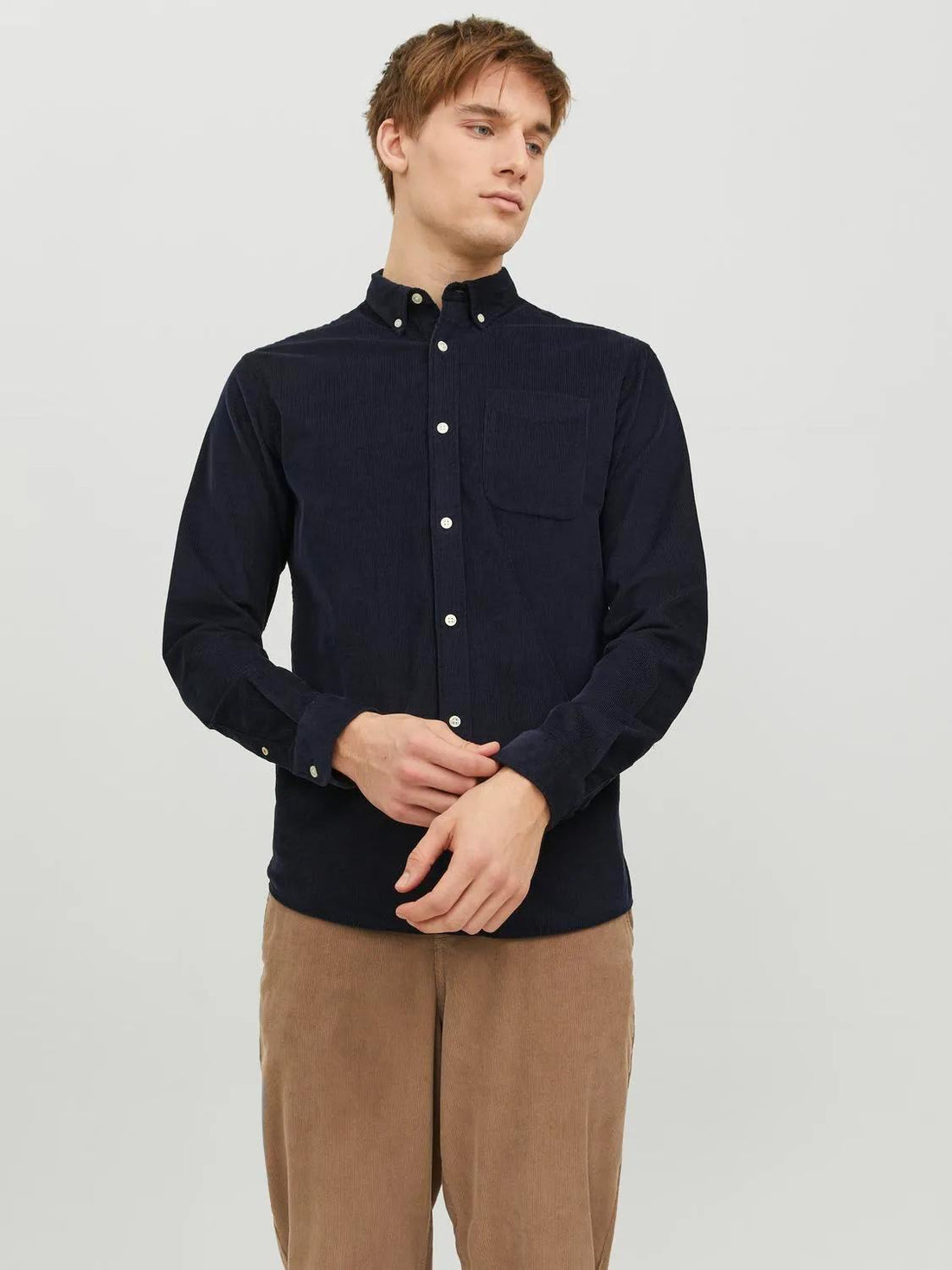 Camicia Jack & Jones Classic Cord LS navy blazer