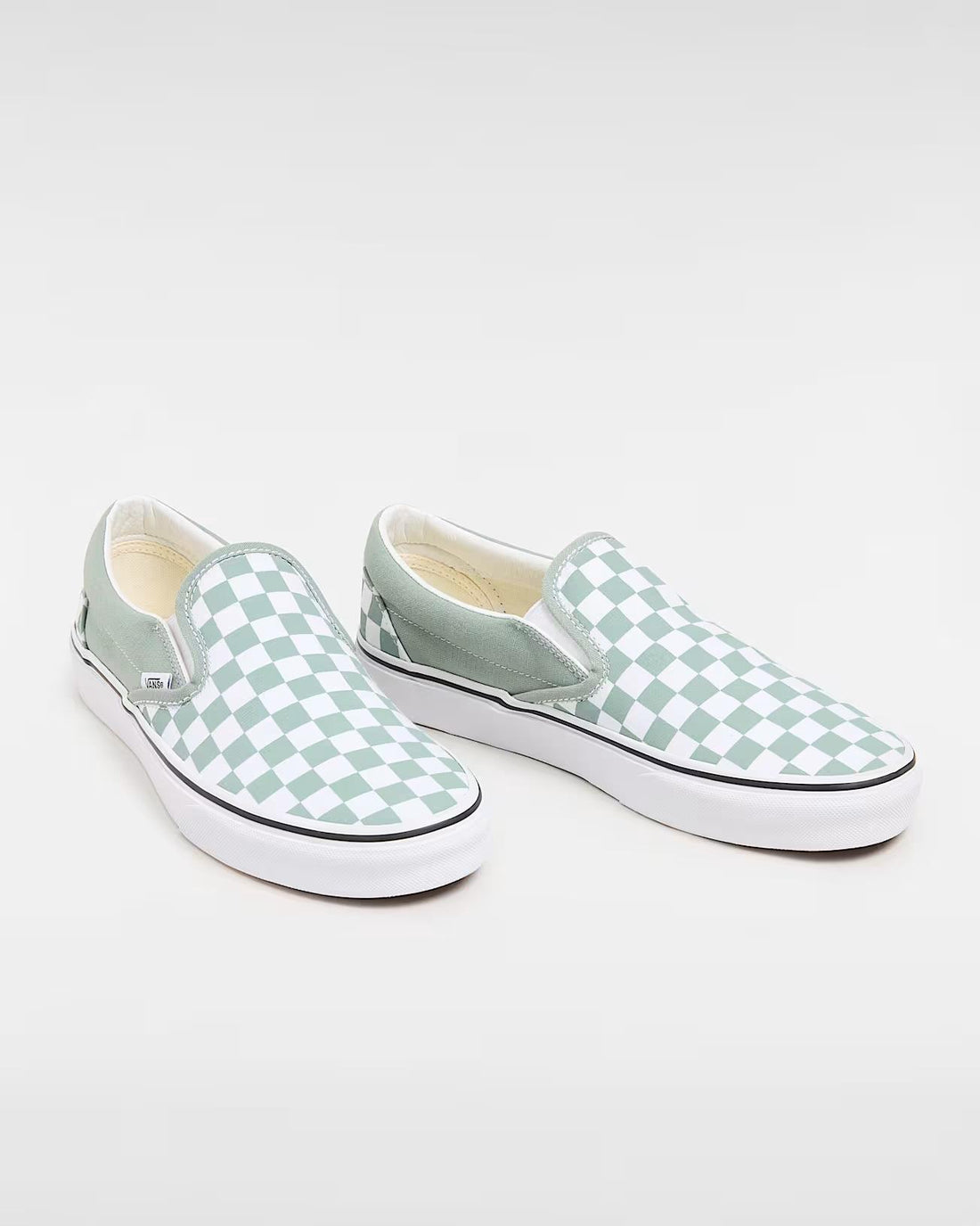 Sneakers Vans Slip-On green checkerboard