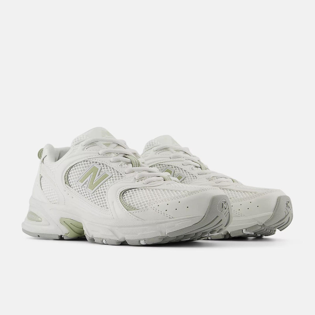Sneakers New Balance 530 white light green