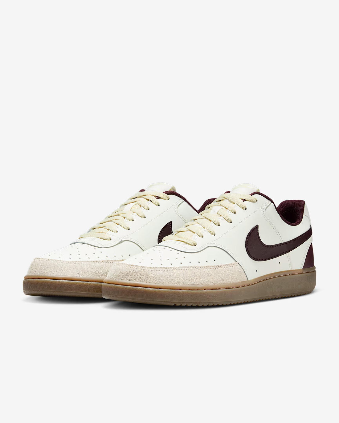 Sneakers Nike Court Vision Low NN 101 dark brown burgundy crush