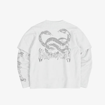 T-shirt Wasted Paris Snakes Whi