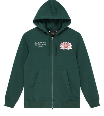 Felpa Deus Ex Machina Sacred Crest Zip  Green