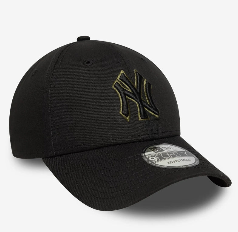 Cap New Era MLB 940 Outline NY YANKEES Black