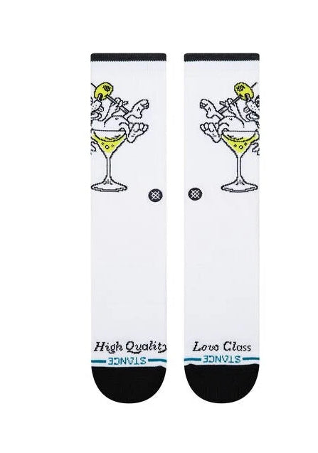 Calze Stance High Quality Low Class White
