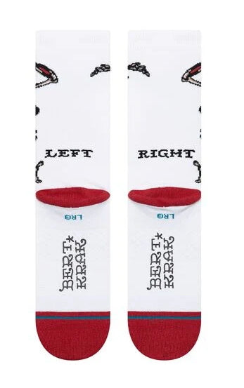 Calze Stance Skeleton White
