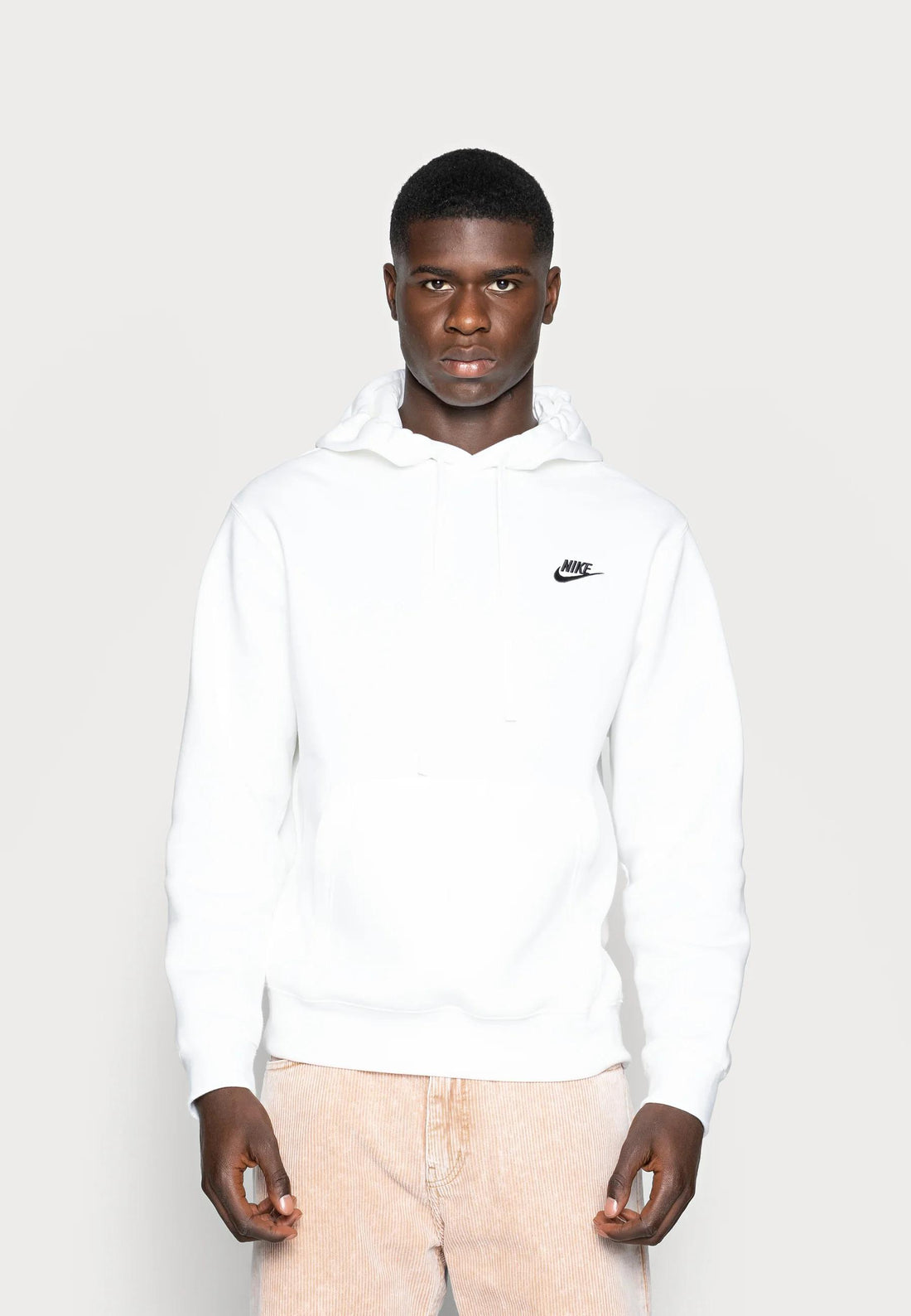 Felpa Nike Sportswear Club Hood white