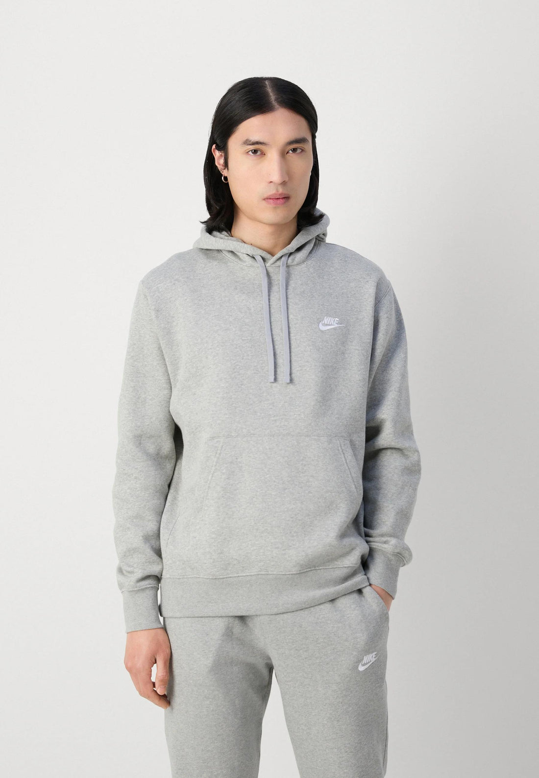Felpa Nike Sportswear Club hoodie grey