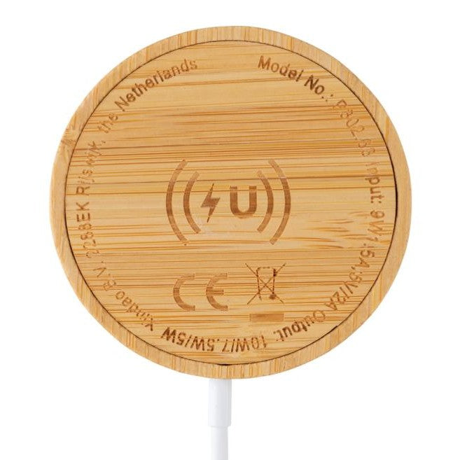 AccessoriXdC Ricaricatore Wireless Magnetico 10W Bambu Brown