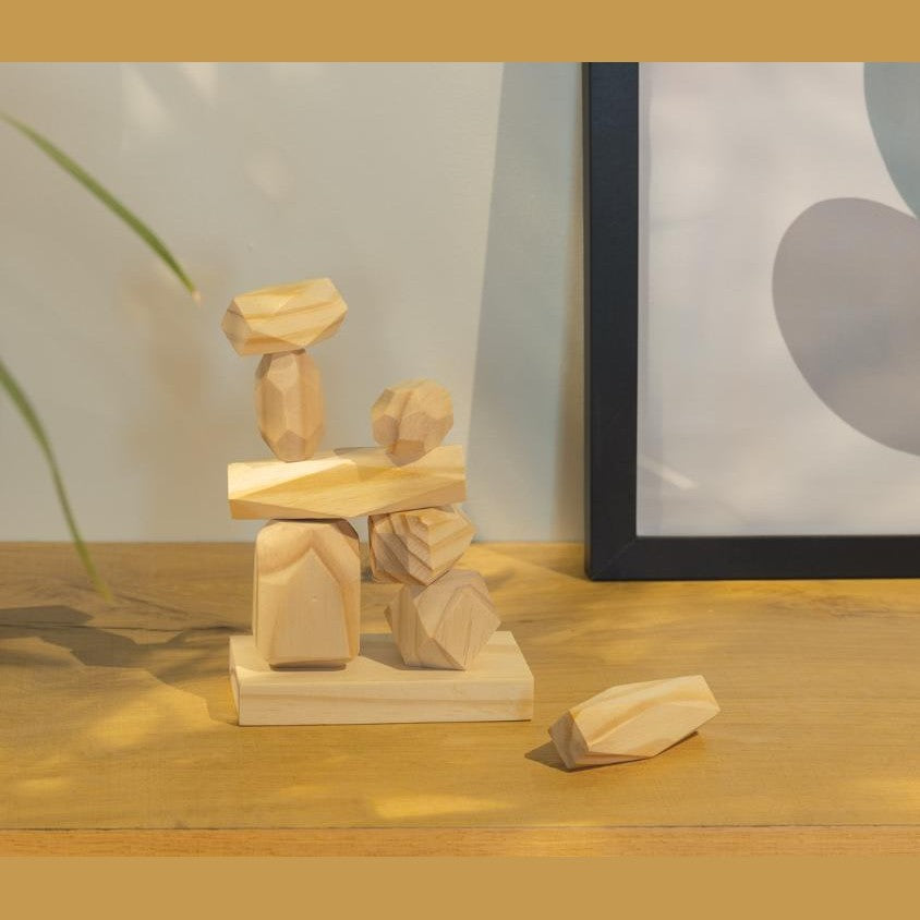 AccessoriXdC Rocce Bilanciamento In Legnol Brown